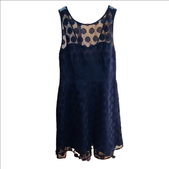 Betsey Johnson Blue Sleeveless Mini Sheath Cocktail Dress - Picture 1 of 3